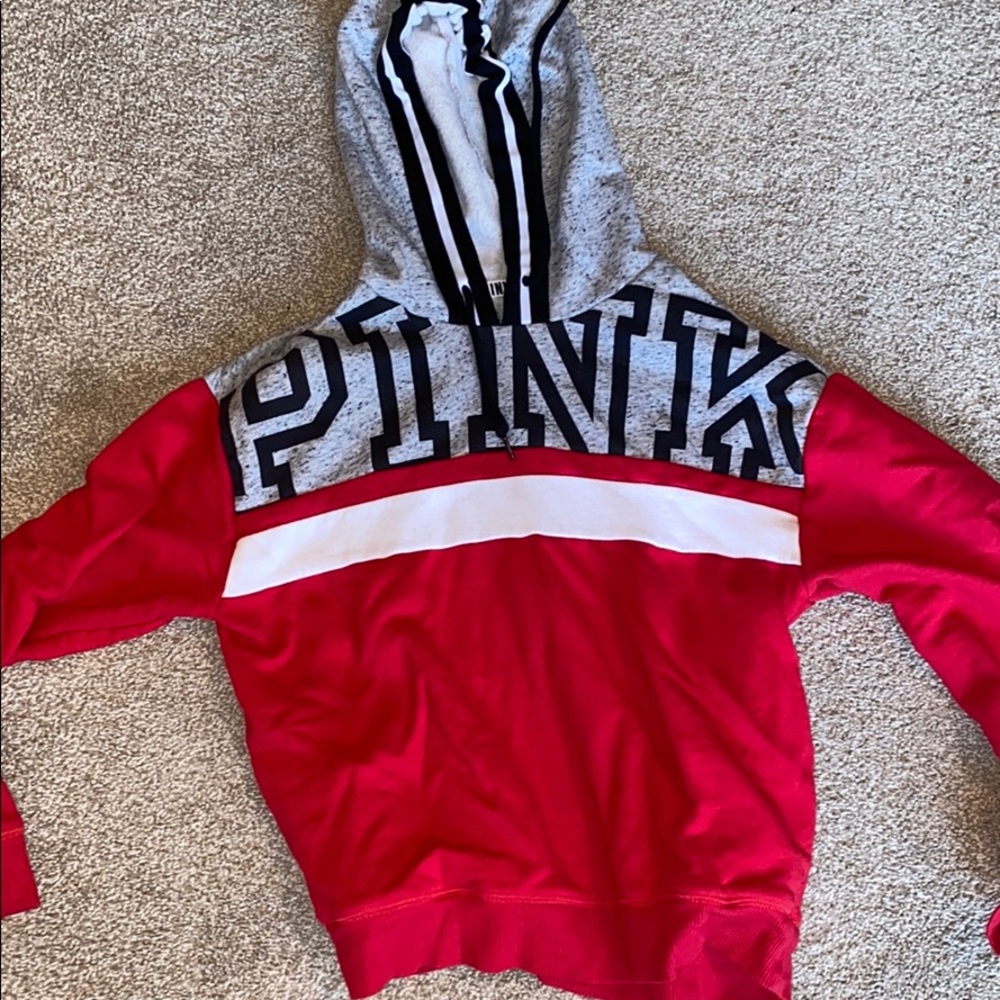 Red Pink Sweatshirt